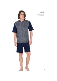 Resim Pierre Cardin Kısa Kol Pijama Takım 6051 Lacivert 
