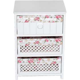 Resim 3lü Ahşap Sebzelik 