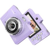 Resim Yifomall Çocuklar İçin Taşınabilir 48mp Çift Lensli Mini Dijital Fotoğraf Makinesi - 8x Zum, 32gb Hafıza Kartı Dahil 