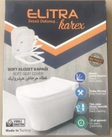 Resim Doruk Home Klozet Kapağı Elitra Karex Soft Yavaş Kapanan Kare Tip 8442898aj 