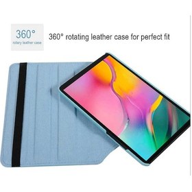 Resim Galaxy Tab A7 Lite T225 Uyumlu Zore Dönebilen Standlı Kılıf-siyah Tablet Kılıfı 