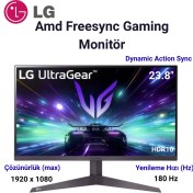 Resim Lg Ultragear 24GS50F-B 24" 1 Ms Full Hd 180 Hz Oyuncu Monitörü - Va Panel 