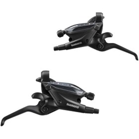 Resim shimano Shımano Altus St-ef505 9x3vites Ön Arka Vites Fren Kolu Siyah 