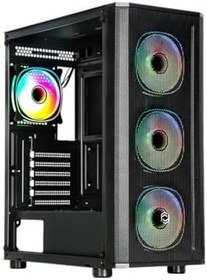 Resim FRISBY CM-105 650W 80+ ARGB FAN GAMING MESH KASA 