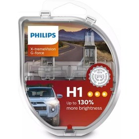 Resim Philips Yeni X-treme Vision G-force H1 Otomobil Far Ampulü +%130 