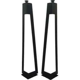 Resim A Design 2'li Dekoratif Metal Firkete Masa Ayağı 