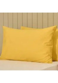 Resim 50x70cm 2adet %100 Cotton Yastık Kılıfı Sarı 