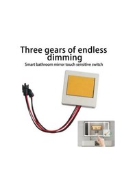 Resim 12-24v 4a Dokunmatik Touch Ayna Arkası Sensör Ayna Lambası Banyo Aynası Mobilya Sensörü Diğer 