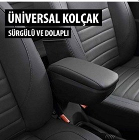 Resim NiCe Shop Sürgülü Kol Dayama Kolçak Her Araca Uygun Oto Kolçak 