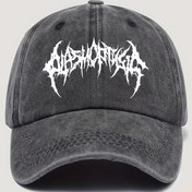 Resim Vintage Tarzı Yıkanmış Beyzbol Şapkası, Karmaşık Beyaz Baskı - %100, Erkekler & Kadınlar için Ayarlanabilir Snapback - Nefes Alabilir, Golf, Güneş Koruma & Günlük Dış Mekan Giyimi için İdeal, Beyzbol Şapkası 