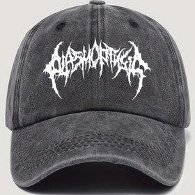 Resim Vintage Tarzı Yıkanmış Beyzbol Şapkası, Karmaşık Beyaz Baskı - %100, Erkekler & Kadınlar için Ayarlanabilir Snapback - Nefes Alabilir, Golf, Güneş Koruma & Günlük Dış Mekan Giyimi için İdeal, Beyzbol Şapkası 