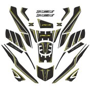 Resim Honda Pcx 2025 Uyumlu Tank Pad Set 006 Siyah 