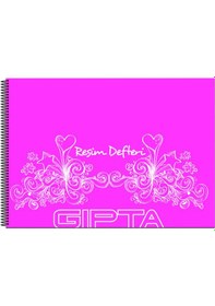 Resim Gıpta Pp Kapak Spiralli 17x24-25 Yaprak Resim Defteri 