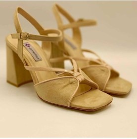 Resim Aster Bej Topuklu Sandalet Bej 