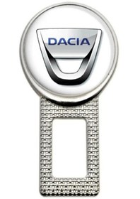 Resim Dacia Logolu Ikaz Ses Susturucu Metal Toka 2 Adet 