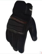 Resim ebakbak Motosiklet Eldiveni Deri Cordura Kumaş Soft Korumalı Motor Eldiveni 