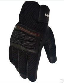 Resim ebakbak Motosiklet Eldiveni Deri Cordura Kumaş Soft Korumalı Motor Eldiveni 