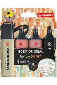 Resim STABİLO BOSS NATURE FOSFORLU KALEM 4LÜ 70-4-2-3 