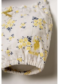 Resim U.s Polo Assn. Kız Bebek Sarı Şort Takım Usb3040-c-v1 Sarı 