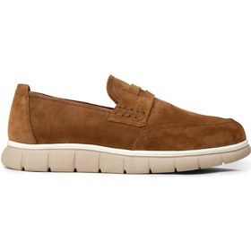 Resim Deery Erkek Hakiki Süet Taba Renk Loafer Ayakkabı - 02045mtbae01 