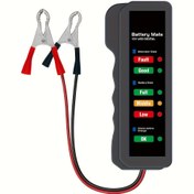 Resim BM310 12V Dijital Akü ve Alternatör Test Cihazı - Araçlar, Kamyonlar, Motosikletler için: Şarj/Deşarj Göstergeli, Hata/Iyilik Kontrollü, Sıcaklık Ölçümü, Sabit Güç Bağlantılı Hassas Teşhis, Ergonomik Tasarım, Taşıma Kolaylığı 