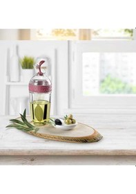 Resim Cam Yağdanlık Fresh Ölçülü Yağ Şişesi Yağdanlık Şeffaf 