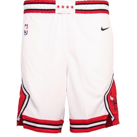 Resim Nike AJ5592-100 Chicago Bulls NBA Basketbol Erkek Şort Beyaz 