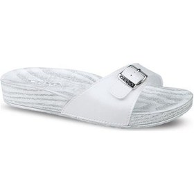 Resim Ceyo 9872-9 Anatomik Taban Kadın Terlik Beyaz 36-40 Beyaz 