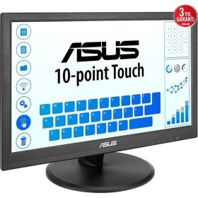 Resim Kaia Life 15.6 Asus VT169HE IPS 5ms 60MHZ 1xvga 1xhdmı Fhd 1920X1080 Dokunmatik Ekran Flıcker Free Çerçevesiz Vesa Siyah 