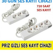 Resim Priz Ses Kayıt Cihazı 30 Gün Kesintisiz Kayıt 