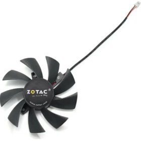 Resim Everflow 85 mm mm T129215SU 2pın GTX 1050 Mını Soğutucu Fan 