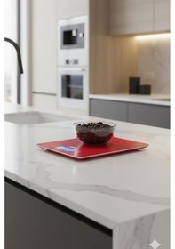 Resim Sinbo Sks-4526 Dijital Hassas Mutfak Tartısı Kırmızı Kırmızı 