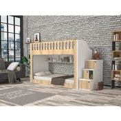 Resim İnci Seyyar Merdivenli İkili Ranza Mb M1- 