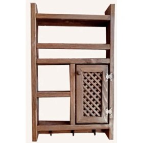 Resim Gudy Wood Gudywood Ayaous Petekli Terek,mutfak Baharatlık Rafı, Çok Amaçlı Raf 