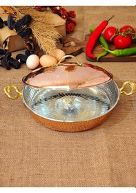 Resim Kapaklı Bakır Tava 20 Cm Diğer 
