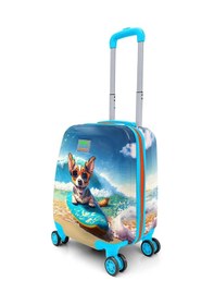 Resim Coral High Kids Sörfçü Köpek Desenli Çocuk Valizi 16785 