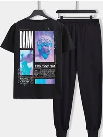 Resim Unisex Dawn 2'li Eşofman Takımı Siyah 