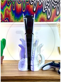 Resim Bi'şeyler Sepeti Ps5 Slim Playstation 5 Slim Digital Uyumlu Ahtapot Dikey Tentacle Vertical Stand 