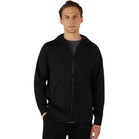Resim Skechers Essential Full Zip Hoodie Erkek Siyah Sweatshirt 