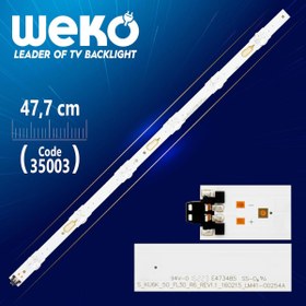 Resim V6DU-500DCB-R2 - S_KU6K_50_FL30_R6_REV1.1_160215_LM41-00254A 6 LEDLİ 47,7 CM (RİGHT) (WK-792) 