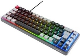 Resim Rampage YORU MINI Siyah/Gri Type-C Bağlantılı OUTEMU Red Swich Q Mekanik Gaming Oyuncu Klavye 