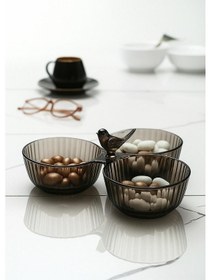 Resim Akrilik Kuşlu Çerezlik Sunumluk Şekerlik Füme Cam & Porselen Değildir Çok Renkli 