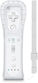 Resim Wii Kumandası, Nintendo WiFi ile Uyumlu Wii Uzaktan Kumanda, Bilek Kayışı ve Kasa Beyaz 