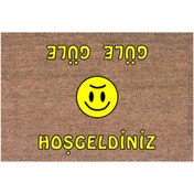 Resim Desan Dikdörtgen 40x60 cm Pvc Koko Flok Paspas Çok Renkli 