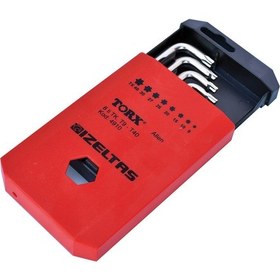 Resim İzeltaş Torx Allen Anahtar Takımı 8 Parça N11.23170 