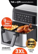 Resim Goldmaster Doublefry 9 L 3XL Hava Fritözü 