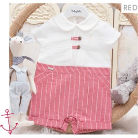 Resim Babydola Erkek Bebek Şort Tulum 