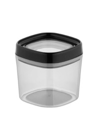 Resim Küçük Boy Hava Kilitli Saklama Kabı 600 Ml - Siyah Kapak Diğer 