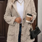 Resim Plus Beden, Hedeflenen Plus Boyutlu Kaban 