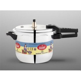 Resim Özay Termo Düdüklü Tencere 7 Litre Gümüş 